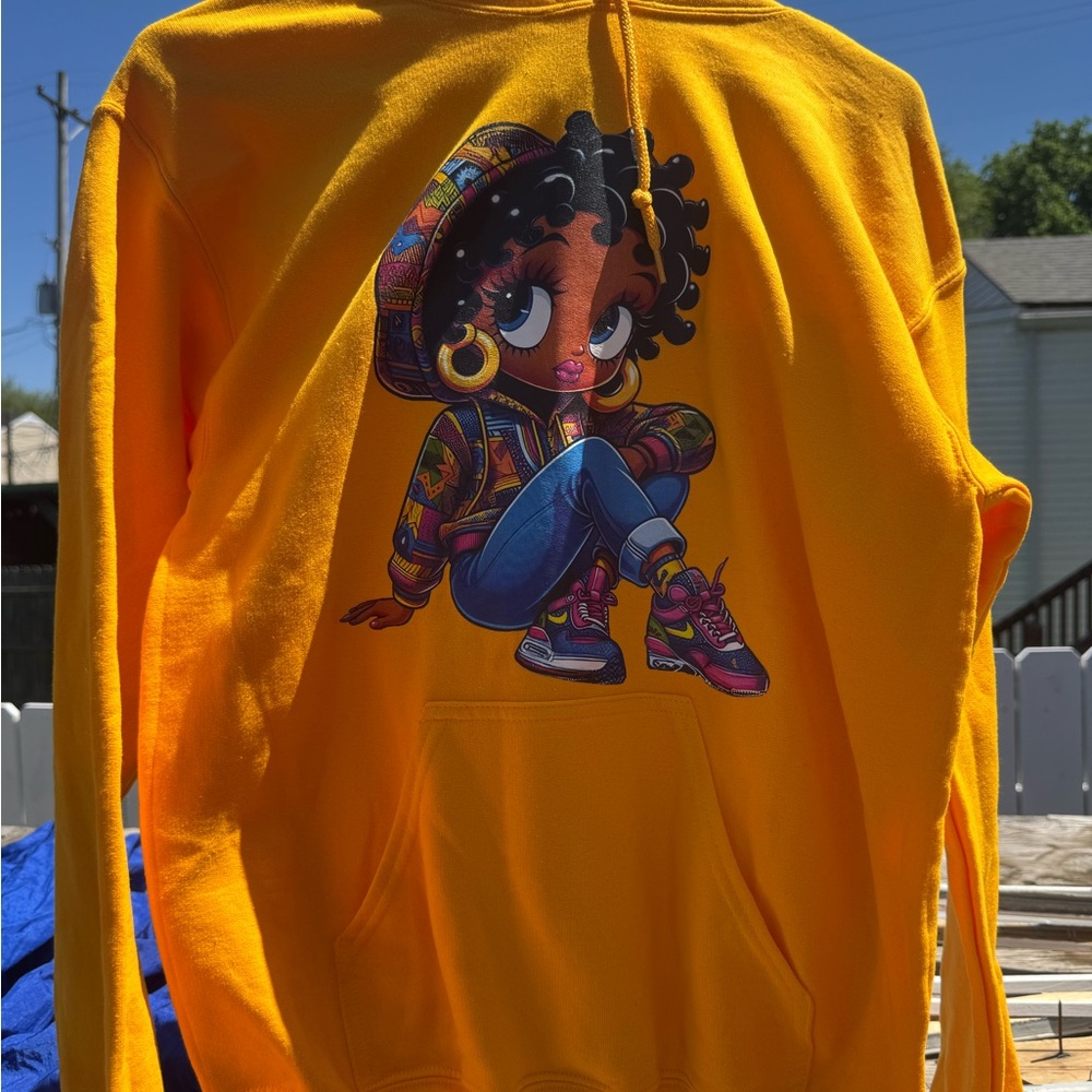 Heavy Blend Yellow Hoodie